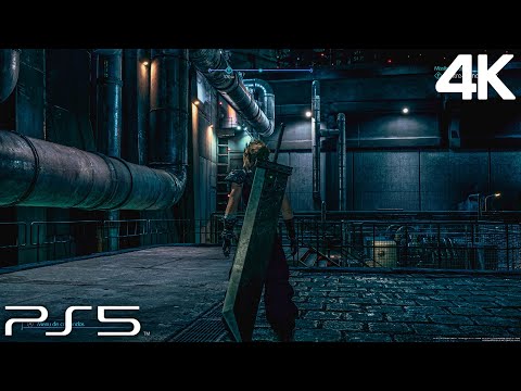 FINAL FANTASY VII Remake - First 45 Minutes Gameplay 4K HDR (PS4 Pro) 