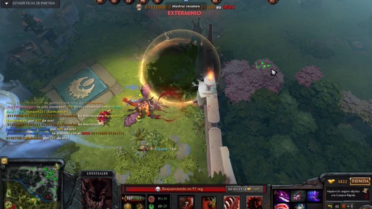 Dota 2 Triple Rampage con lifestelar