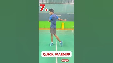 "Simple Warm-Up for Badminton in Minutes!"#badminton #badmintonlovers #badmintonwarmup #bwf #sports