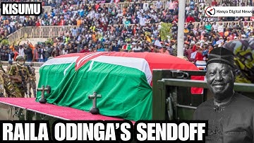LIVE: Raila Odinga’s Emotional Final Journey, Thousands Flock Mamboleo, Kisumu to View his Body