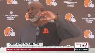 OL Coach George Warhop on What He Wants to See From the Young Offensive Line - Sports4CLE, 6/11/26