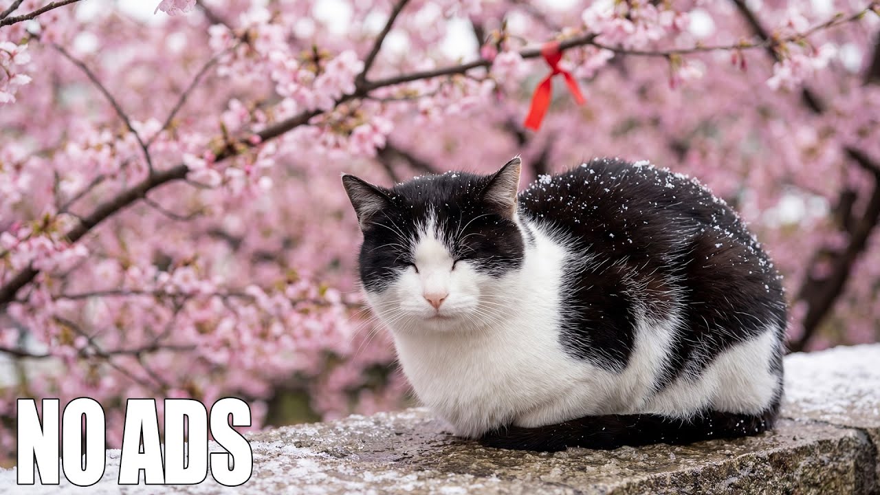 12 часов спокойной музыки для кошек 😻 Расслабляющие мелодии сна, чтобы успокоить кошек 🐾 Без рекламы