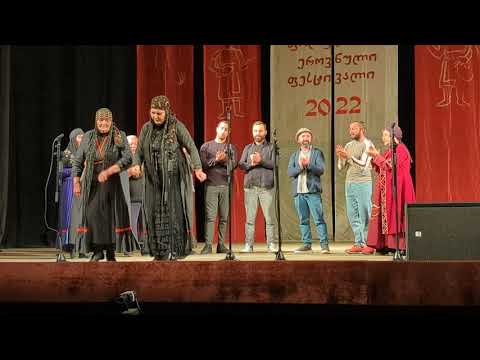 Folk Ensemble Buba sing Oridili from Racha