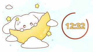 15-minute timer with music for classroom Study Timer with bunny moon #timer #15minute #stydywithme