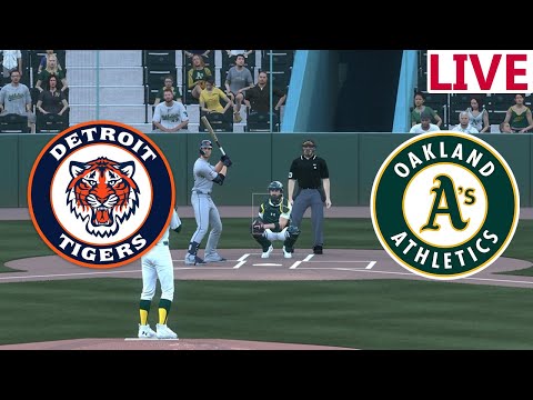 🔴LIVE 🔴 Detroit Tigers vs Oakland Athletics/August 27/Baseball today /  Mlb the show 25