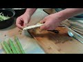 How to peel drumsticks (moringa)