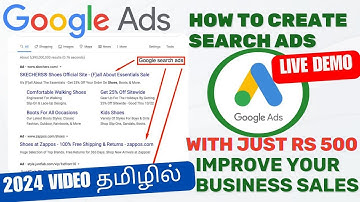Create a PROFITABLE Google Search Ad Campaign | Tamil Tutorial 2025
