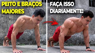 A Melhor Rotina De Flexões Para Peito, Braços E Abdômen Maiores Faça Isso Diariamente