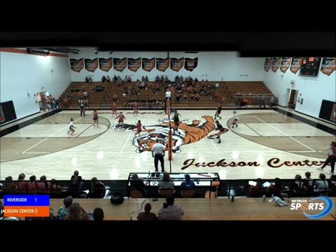 Riverside at Jackson Center High School Volleyball - August 19, 2023