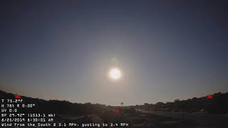 Abilene TX 24 Hour Time Lapse - 20190825 Sunday East