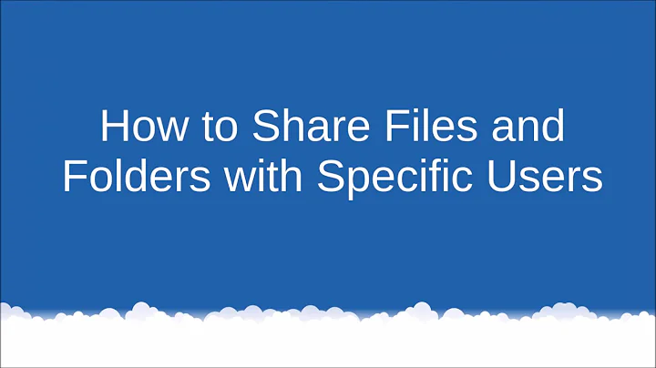 How to Share Files and Folders with Specific Users in Windows