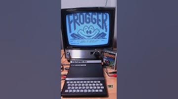 Frogger loaded on Timex Sinclair 1000, 1982 #shorts #retrogaming