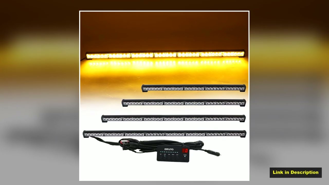 47 58 LED Traffic Signal Emergency Police Warning Vehicle Strobe Light Bar Auto Car Flash Lamp 26