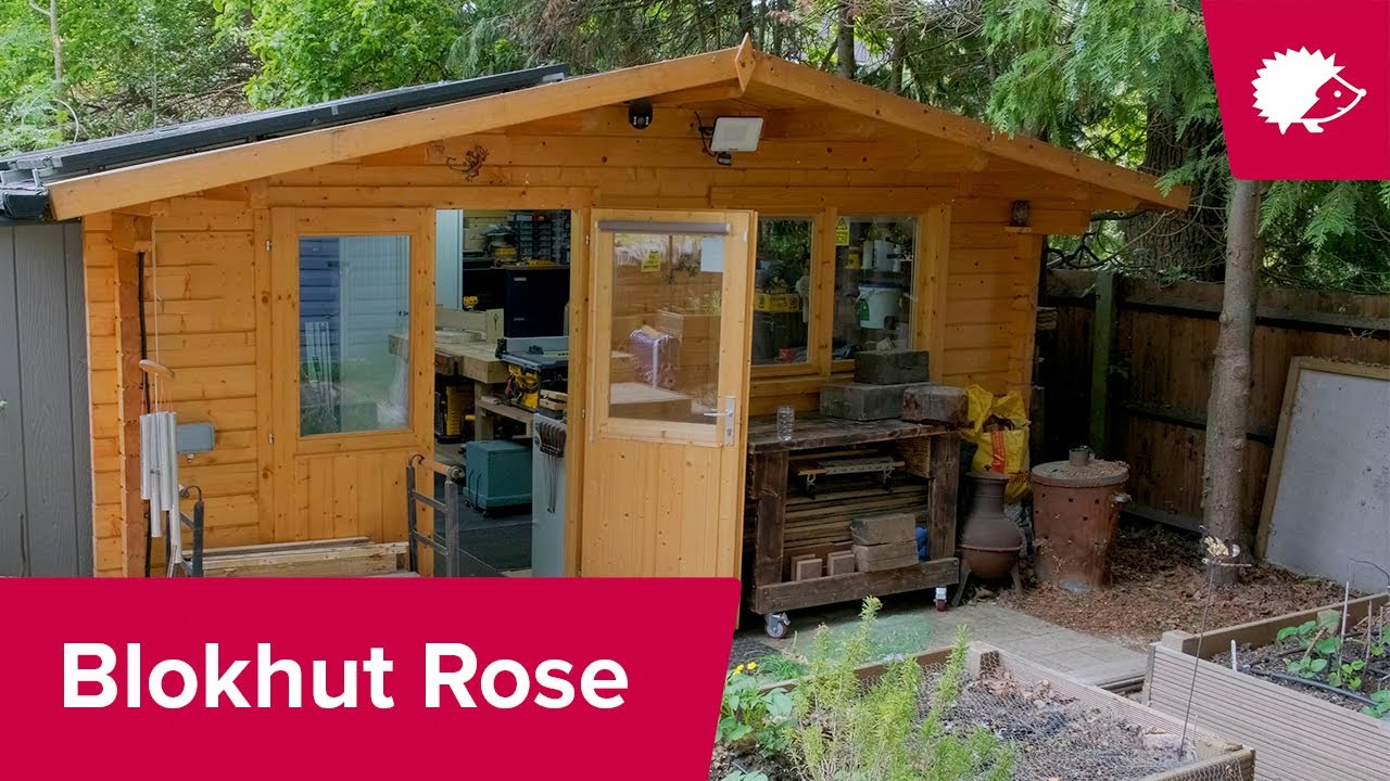 Blokhut Rose zorgt voor ruimte, stijl en functionaliteit in jouw tuin!