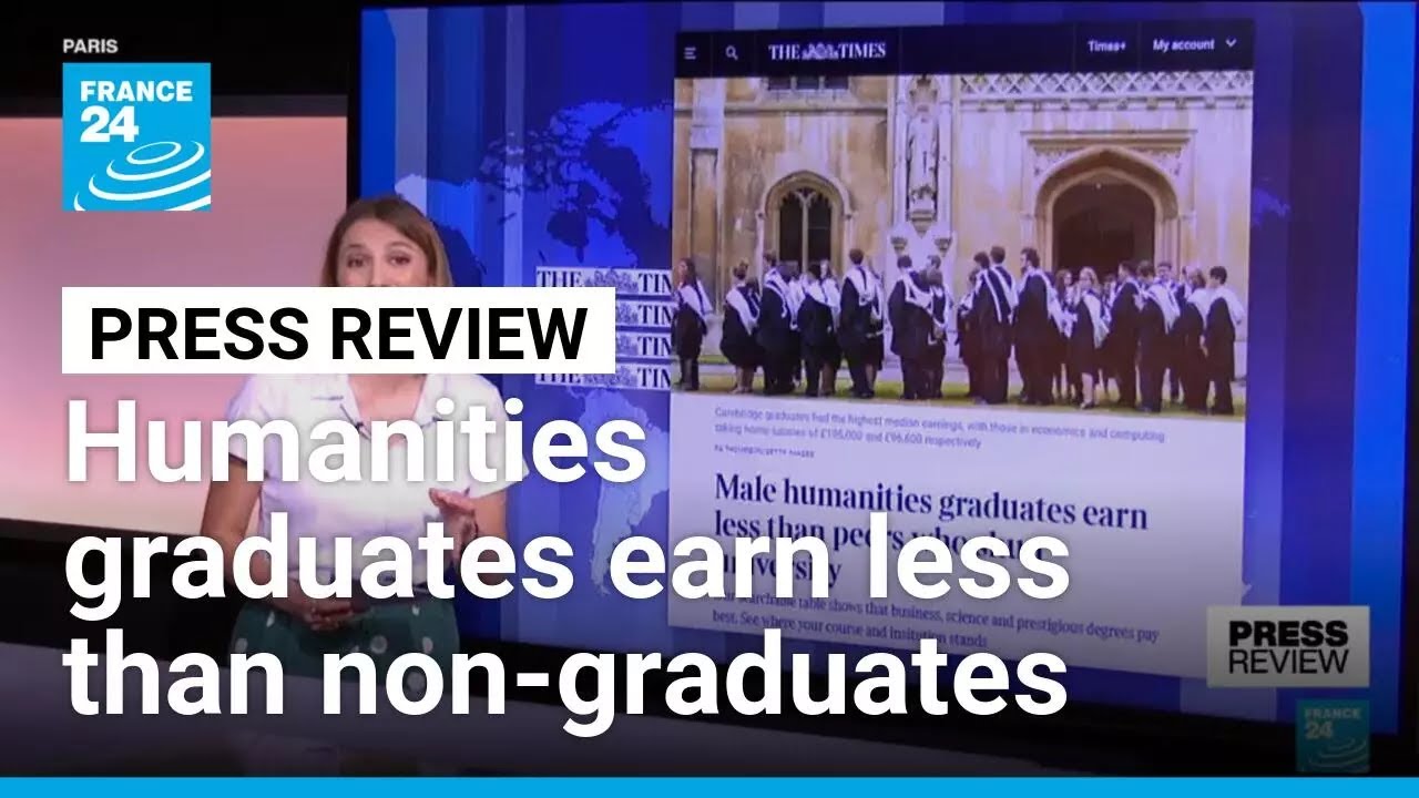 Arts and humanities graduates earn less than those who didn't go to university • FRANCE 24 English