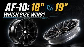 Stunning 18 19 Aspira Forged AF-10 Wheels on Model Y Performance Stock Height Transformation