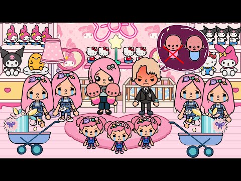 Dad Wanted A Baby Boy, But Mom Gave Birth Only To Girls | Toca Life Story | Sad Story | Toca Boca