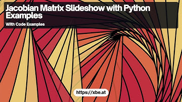 Jacobian Matrix Calculation using Python: An Example