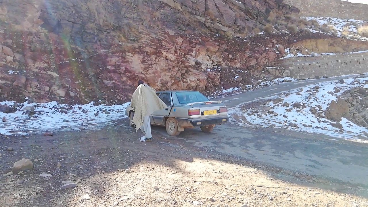 23/1/2019 hikbai road after heavy snow fall fort munro