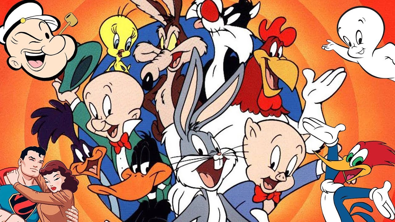 ⁣Personajes Clásicos de Dibujos Animados: BUGS BUNNY, EL PATO LUCAS, POPEYE, SUPERMAN, EL PAJARO LOCO