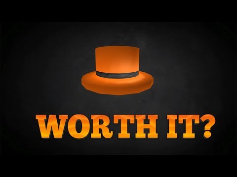 Is Black Banded Orange Top Hat Worth It Buying It Youtube - roblox yellow and orange hat