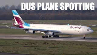 Dusseldorf International Duseddl Plane Spotting - 10 Landings Takeoffs