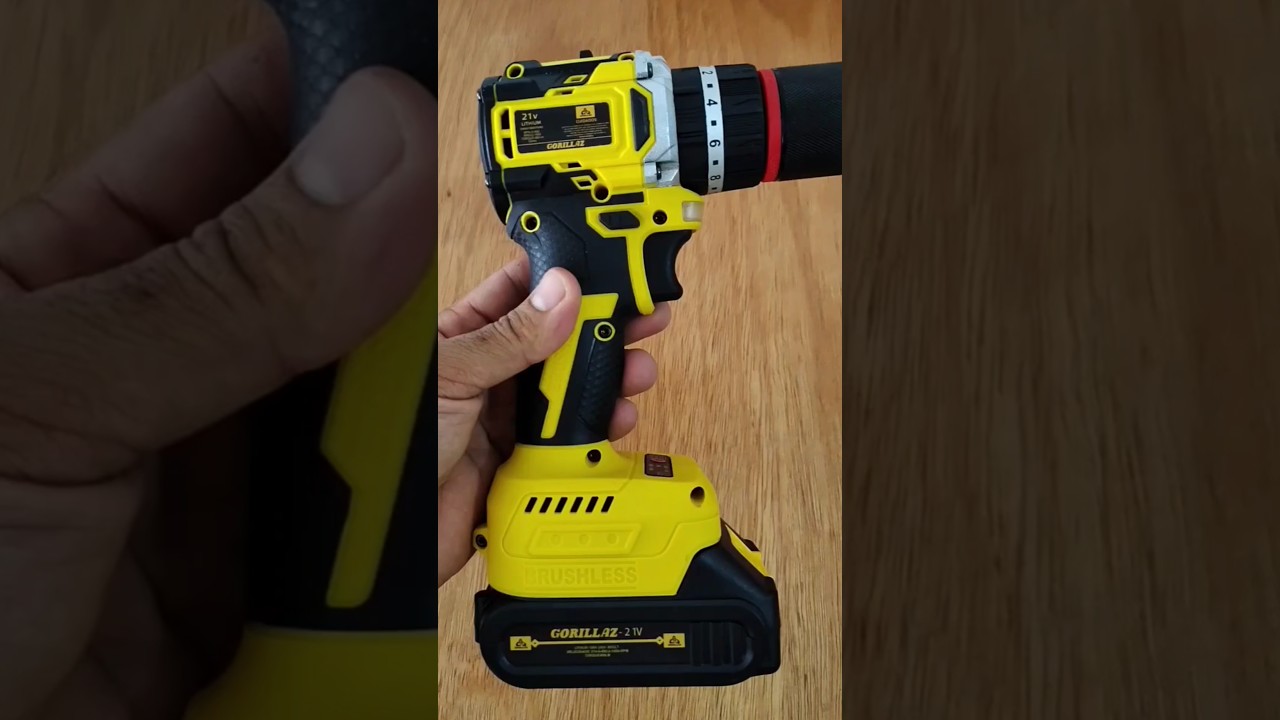 Gorillaz 21V Brushless Screwdriver with two batteries #Gorillaz 