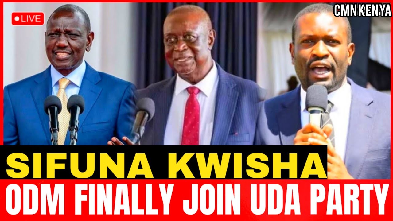 SIFUNA KWISHA~ODM FINALLY JOIN RUTO'S PARTY UDA