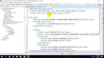 Creating Online Quiz Application using Struts 2 and Hibernate