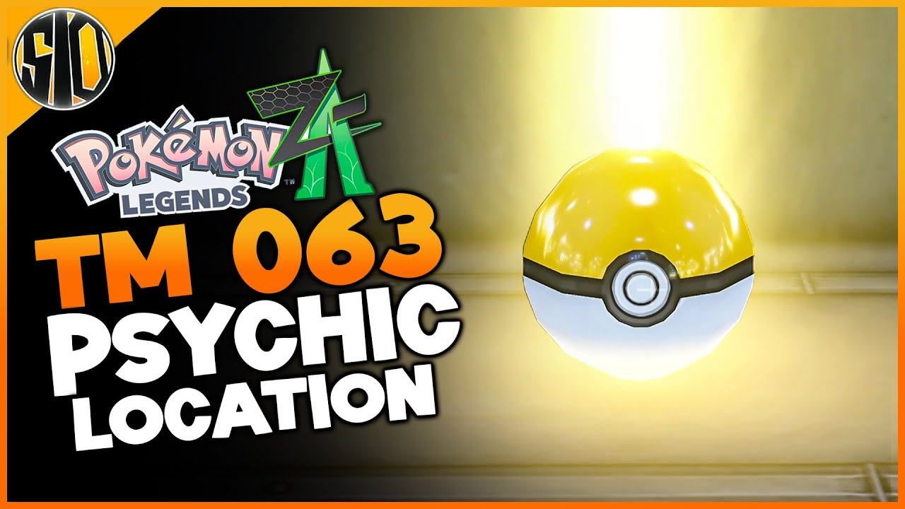 Pokemon Legends Z-A Psychic (TM063) Location - YouTube