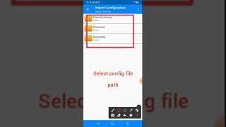 Sockshttp app import config file screenshot 5