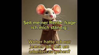 Alter schützt vor Arbeit nicht...  #alter#rente #Humor #witz  #zeit