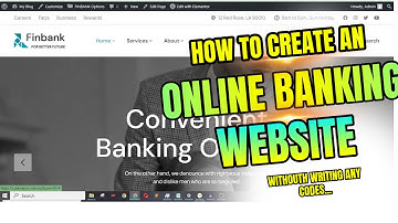 CREATE Your Own Online Banking Website With Wordpress In 2024!