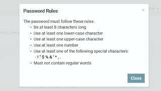 Customer Portal   Changing Your Password