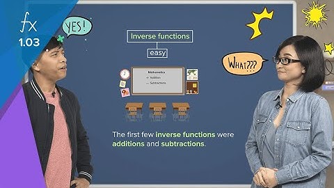 Cambridge IGCSE A. Maths | 1.03 Inverse Functions | GCSE | O Level | My Second Teacher