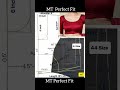 💡44" Princess Cut Blouse Drafting Guide for Beginners #shorts #shortsfeed #youtubeshorts