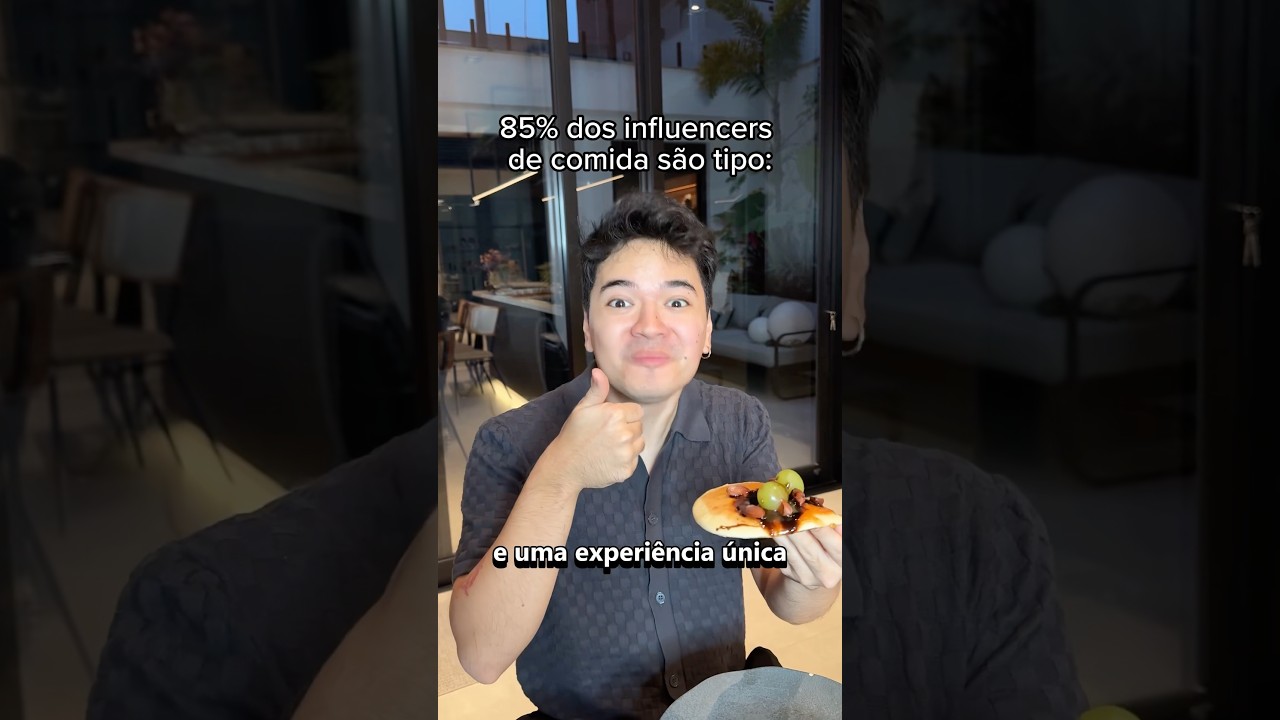 AQUELES INFLUENCERS DE COMIDA SÃO TIPO… 😹 KKKKK