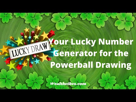 Powerball Lucky Number Generator for the Powerball Lottery or Lotto