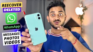 How to Recover Deleted WhatsApp Messages Without Backup on iPhone 2023 screenshot 5