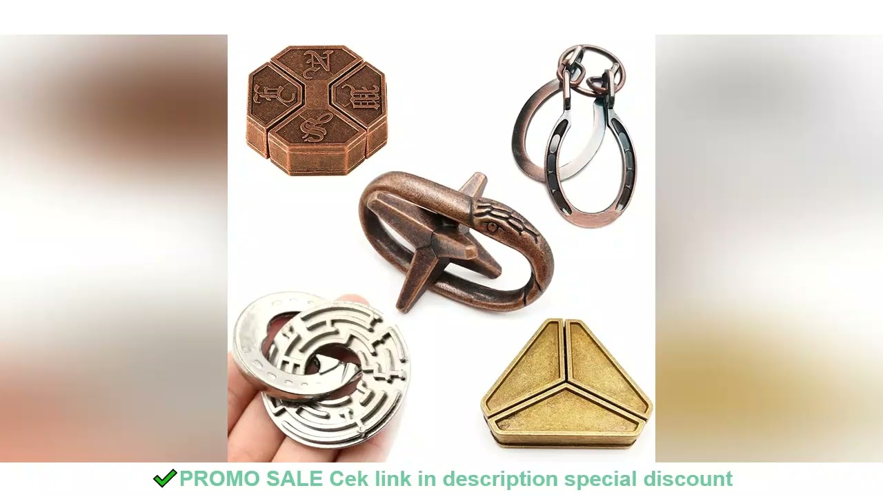 Metal Puzzle Toys For Children Adults Rompecabezas Metalico 3D IQ Brain Teaser Casse Tete Juguetes Y