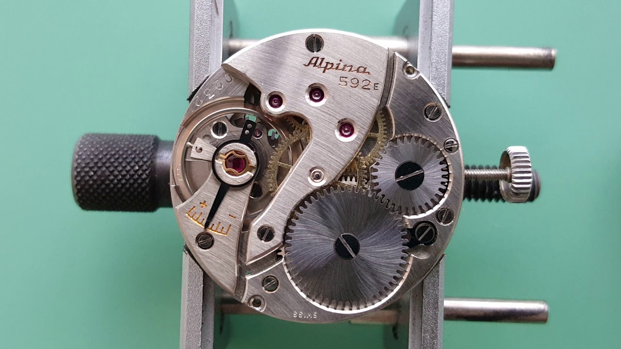 Axe De Balancier Pour Montre Alpina Calibre 12 592 Incabloc - Pièce Neuve Ronda