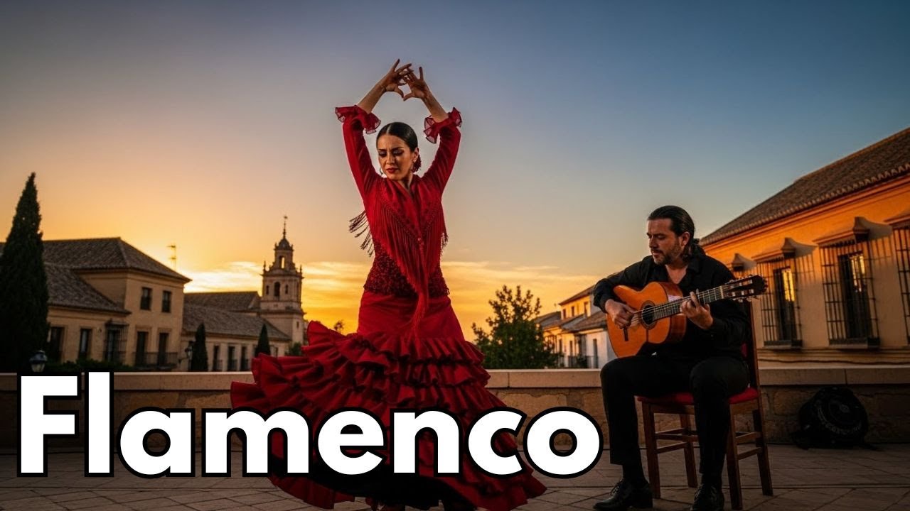 Spanish–Arabic Fusion Session | Flamenco Guitar & Oud Instrumental
