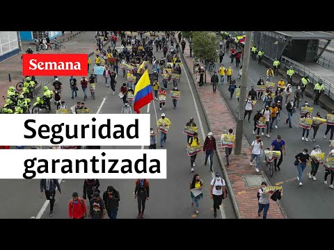 Autoridades de Bogotá garantizan seguridad en las marchas de este lunes | Semana Noticias