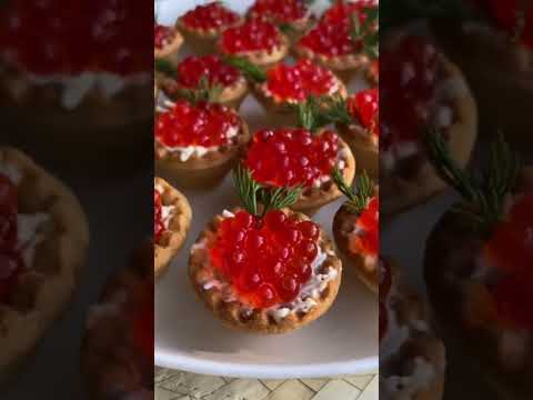 тарталетки на праздник #тарталетки #закуски #тарталеткисикрой #вкусныетарталетки #short #shorts