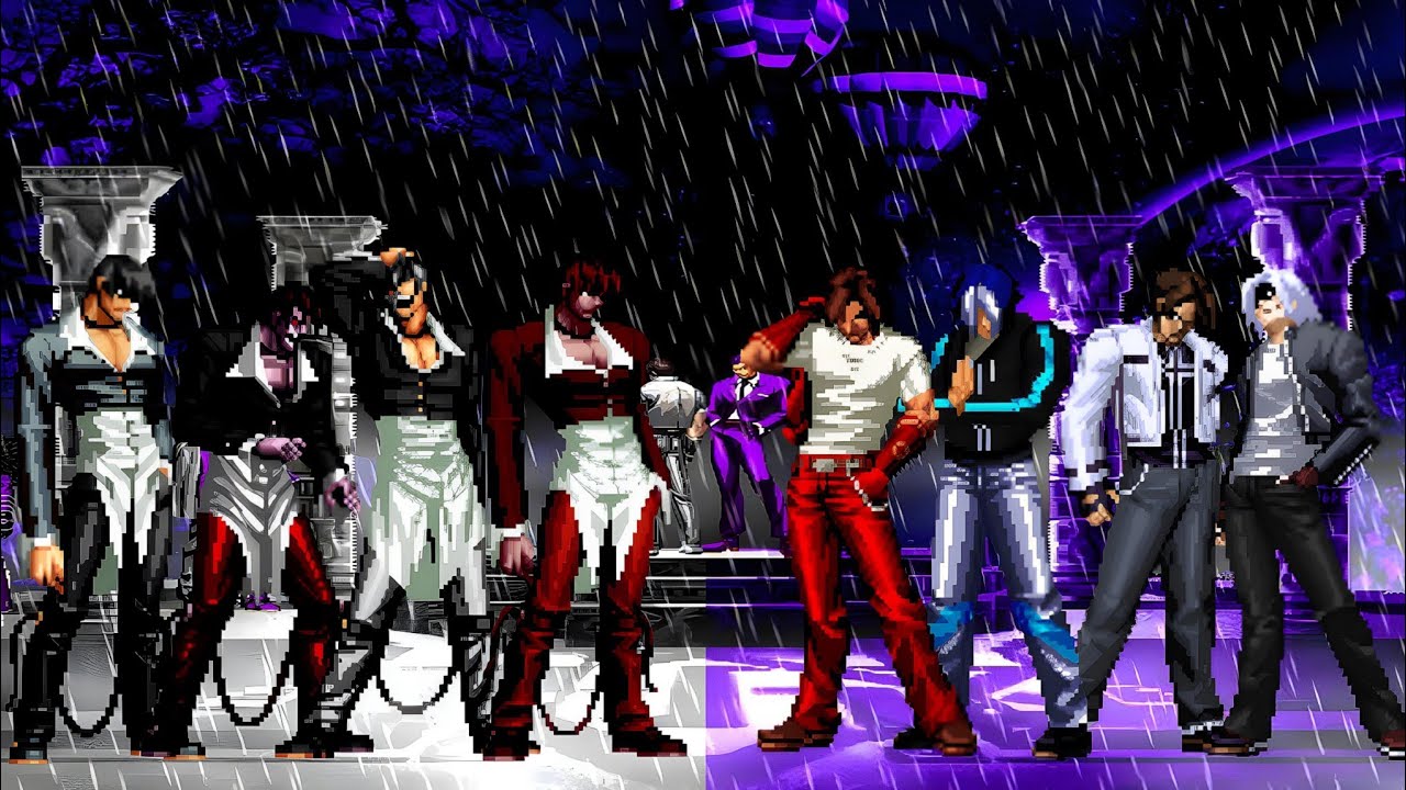 [KOF Mugen] Orochi Iori Team vs. Ultimate Kyo Team