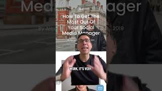 How to get the most out of your Social Media Manager - Part 1/8 #socialmediamanager #socialmanager