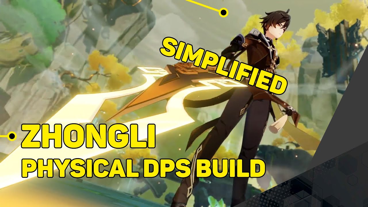 Zhongli physical DPS Build || Genshin Impact 