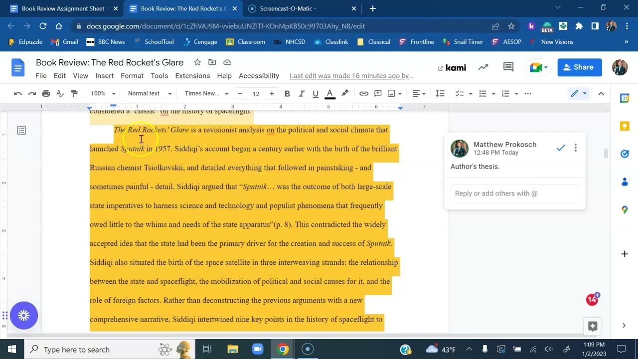 AP European History Book Review How To