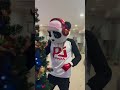 Pj Panda turns his basement into a lit Christmas party vibe! 🐼🌟