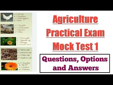 Agri Mock Test 1 | Agriculture Practical Exam Mock Test | Agri Practical Specimen Identification